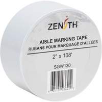 Ruban pour marquage d'all&eacute;es, 2" x 108', PVC, Blanc Southpoint Industrial Supply
