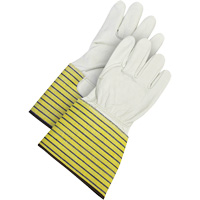Classic Fitter's Gloves, Large, Grain Cowhide Palm, Fleece Inner Lining Southpoint Industrial Supply