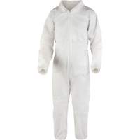 Premium Coveralls, Large, White, Microporous Southpoint Industrial Supply
