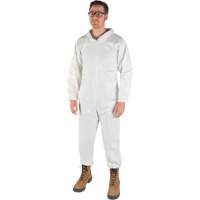 Premium Coveralls, Large, White, Microporous Southpoint Industrial Supply