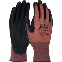 Gants r&eacute;sistants aux coupures G-Tek PolyKor X7 Neuroma, Petit, Calibre 18, Rev&ecirc;tement Polyur&eacute;thane, ASTM ANSI niveau A3/EN 388 niveau C Southpoint Industrial Supply
