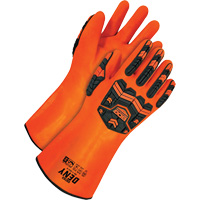 Deny Chemical Resistant Gloves, Size 9, 14" L, PVC, Terry Cloth Inner Lining Southpoint Industrial Supply