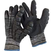 Gants antichocs enduits pour le martelage, 8/Moyen, Paume en Synth&eacute;tique, Poignet &eacute;lastique Southpoint Industrial Supply