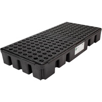 Black Diamond Low Profile Spill Pallet, 25.5 US gal. Spill Capacity, 49" x 24" x 6.5" Southpoint Industrial Supply