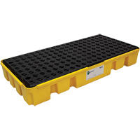 Low Profile Spill Pallet, 25.5 US gal. Spill Capacity, 49" x 24" x 6.5" Southpoint Industrial Supply