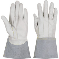 852 Ranpro&reg; FR White Stags TIG Gloves, Full Grain Calfskin, Size Small Southpoint Industrial Supply