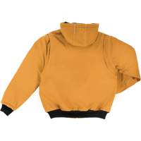 Blouson d'aviateur en toile lourde avec capuchon, Hommes, Petit, Brun Southpoint Industrial Supply