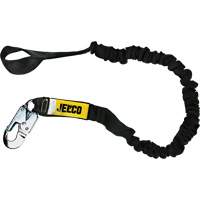 Arc Flash Shock Absorbing Lanyard, 6', Locking Snap Hook Center, Choke-Off Loop Leg Ends, Nylon SGY394 | Southpoint Industrial Supply