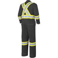 7702BK FR-Tech&reg; 88/12 FR Arc Rated Coveralls, Size 36, Black, 9.7 cal/cm² Southpoint Industrial Supply