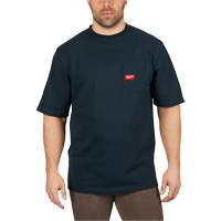 T-shirt robuste avec poche, Hommes, Petit, Bleu Southpoint Industrial Supply