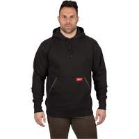 Heavy-Duty Pullover Hoodie, Men's, Small, Black Southpoint Industrial Supply