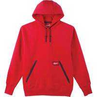 Heavy-Duty Pullover Hoodie, Men's, Small, Red Southpoint Industrial Supply