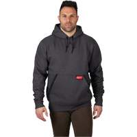 Heavy-Duty Pullover Hoodie, Men's, Small, Grey Southpoint Industrial Supply