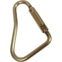 Offset D-Shaped Carabiner, Steel, 5000 lbs Capacity SGZ236 | Southpoint Industrial Supply