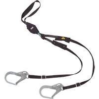 V-Series Utility Energy Absorbing Lanyard, 6', Rebar Hook Center, Snap Hook Leg Ends, Nylon Southpoint Industrial Supply