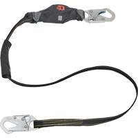 Anti-Corrosion Energy Absorbing Lanyard, 6', Rebar Hook Center, Snap Hook Leg Ends, Polyester Southpoint Industrial Supply