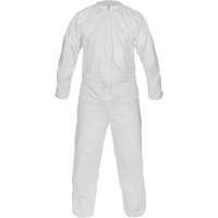 CleanMax&reg; Clean Manufactured Non-Sterile Coverall, Medium, White, Microporous Southpoint Industrial Supply