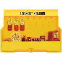 Premier Electrical Lockout Station, None Padlocks, 16 Padlock Capacity, Padlocks Not Included Southpoint Industrial Supply