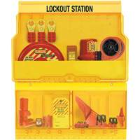 Premier Valve & Electrical Deluxe Lockout Station, None Padlocks, 32 Padlock Capacity, Padlocks Not Included Southpoint Industrial Supply