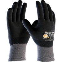 ATG MaxiFlex&reg; Ultimate Touchscreen Compatible Gloves, Large, Nitrile Coating, 15 Gauge, Nylon/Elastane Shell Southpoint Industrial Supply