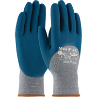 ATG MaxiFlex&reg; Comfort Seamless Knit Gloves, Large, Nitrile Coating, 15 Gauge, Nylon Shell Southpoint Industrial Supply
