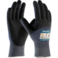 Gants r&eacute;sistants aux coupures en tricot sans couture ATG MaxiCut Ultra, Taille Grand, Calibre 15, Rev&ecirc;tement Nitrile, Enveloppe en Fil technique, ASTM ANSI niveau A3/EN 388 niveau 5/EN 388 niveau C Southpoint Industrial Supply