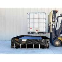 Ultra-IBC Berm&reg; Spill Berm, 400 US gal. Capacity, 6' W x 6' L x 18" H, L-Bracket Southpoint Industrial Supply