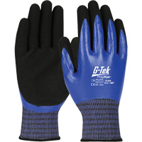 Gants r&eacute;sistants aux coupures G-Tek PolyKor X7, Taille Petit, Calibre 18, Rev&ecirc;tement Nitrile, Enveloppe en Fil technique, ANSI/ISEA 105 niveau 4 Southpoint Industrial Supply