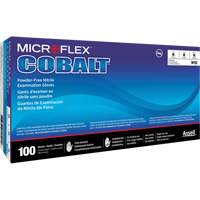 Gants d'examen d'usage multiple Microflex Cobalt N19, T-petit, Nitrile, 3,9 mils, Sans poudre, Bleu, Classe 2 Southpoint Industrial Supply