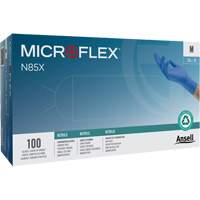 Gants Microflex N85, T-petit, Nitrile, 3,5 mils, Sans poudre, Bleu, Classe 2 Southpoint Industrial Supply