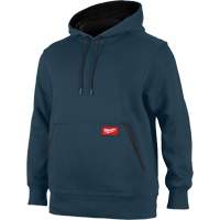 Midweight Pullover Hoodie, Men's, Small, Blue Southpoint Industrial Supply