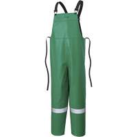 P43 035 CA-43&reg; FR Chemical- & Acid-Resistant Safety Bib Pants, Small, Green Southpoint Industrial Supply