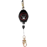 Cordage de s&eacute;curit&eacute; autor&eacute;tractable Dynamic, 20', Acier galvanis&eacute;, Pivotant Southpoint Industrial Supply