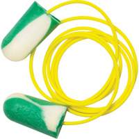 Bouchons d'oreilles biosourc&eacute;s Mega Bullet BioSoft, Vrac - Boîte, Avec cordon Southpoint Industrial Supply