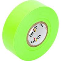 Flagging Tape, 1.1875" W x 164' L, Fluorescent Green SHB928 | Southpoint Industrial Supply