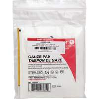SmartCompliance&reg; Refill Gauze, Pad, 4" L x 4" W, Sterile, Medical Device Class 1 Southpoint Industrial Supply