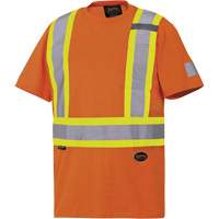 6978 Safety T-Shirt, Cotton, Large, Orange Southpoint Industrial Supply