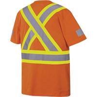 6978 Safety T-Shirt, Cotton, Large, Orange Southpoint Industrial Supply