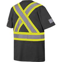 6976 Safety T-Shirt, Cotton, Small, Black Southpoint Industrial Supply