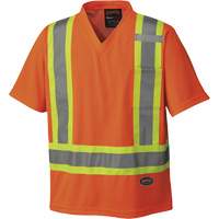 6979 Micro Mesh Traffic T-Shirt, X-Small, High Visibility Orange Southpoint Industrial Supply