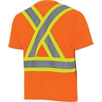 6990 Bird's-Eye Safety Shirt, Polyester, X-Small, High Visibility Orange Southpoint Industrial Supply