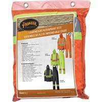 5598 Combinaison de pluie imperm&eacute;able et l&eacute;g&egrave;re, Polyester/PVC, Petit, Orange haute visibilit&eacute; Southpoint Industrial Supply