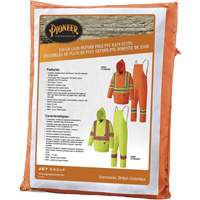 5608 Combinaison de pluie imperm&eacute;able 210D, Polyester/PVC, Petit, Orange haute visibilit&eacute; Southpoint Industrial Supply