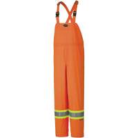 5595 Salopettes de s&eacute;curit&eacute; 150D l&eacute;ger et imperm&eacute;able, Polyester, Grand, Orange haute visibilit&eacute; Southpoint Industrial Supply