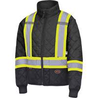 5017 Manteau matelass&eacute; pour cong&eacute;lateur, Polyester, Noir, T-petit Southpoint Industrial Supply
