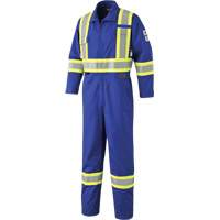 7704 Combinaison &agrave; haute visibilit&eacute; FR-Tech, Taille 42, Bleu royal, 10 cal/cm²/9,7 cal/cm² Southpoint Industrial Supply
