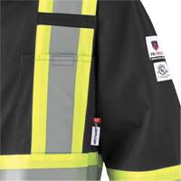 7702BKT Combinaison FR-Tech contre les arcs, Taille 40 (grand taille), Noir, 10 cal/cm² Southpoint Industrial Supply