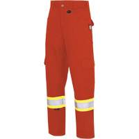 7765 Pantalon cargo de s&eacute;curit&eacute; haute visibilit&eacute; r&eacute;sistant aux arcs &eacute;lectriques FR-Tech 88/12, 30, x 32, Orange haute visibilit&eacute;, 10 cal/cm² Southpoint Industrial Supply