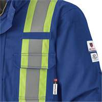 5523 Flame-Resistant Safety Parka, Small, Royal Blue, 58 cal/cm² Southpoint Industrial Supply