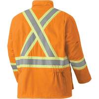 5533 Flame-Resistant Safety Parka, Small, High Visibility Orange, 58 cal/cm² Southpoint Industrial Supply